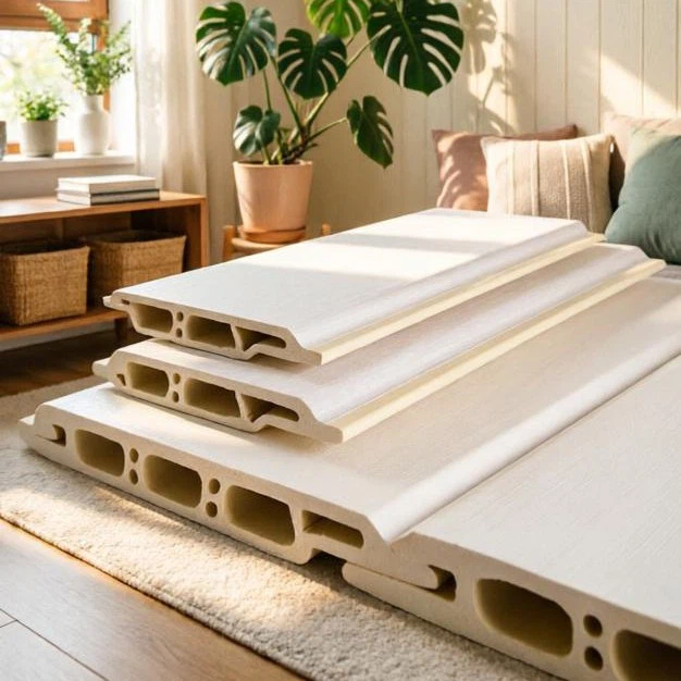 Bamboo Fibre PVC Wood Composite Wall Panel factory