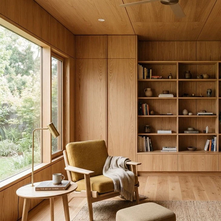 PVC дървен композитен стенен панел от бамбукови влакна