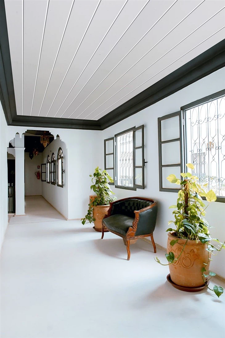 Бял PVC таван панел